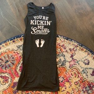 Maternity Dress with You’re Kickin’ Me Smalls